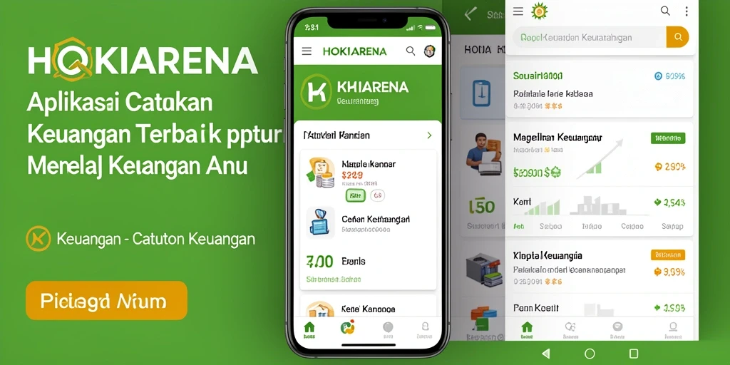 Antarmuka HOKIARENA yang intuitif untuk Catatan Keuangan.