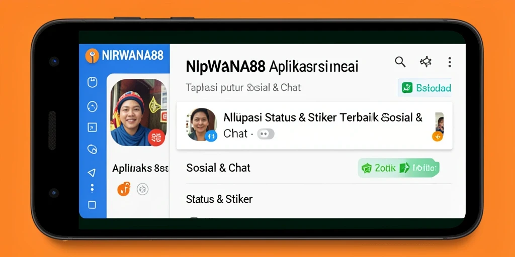 Antarmuka NIRWANA88 menampilkan berbagai pilihan stiker yang menarik.