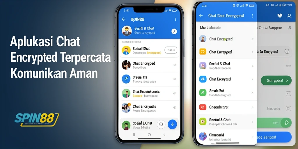 Antarmuka pengguna SPIN88 yang sederhana dan fungsional untuk Chat Encrypted.