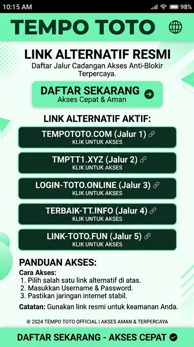 Link Alternatif tempototo untuk Pengguna Android