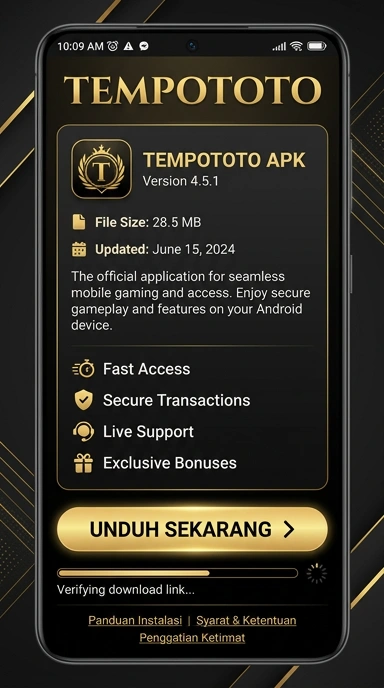 Unduh dan Instal APK Tempototo untuk Android