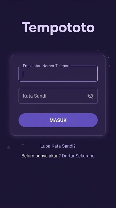 Masuk Akun Tempototo untuk Pengguna Android